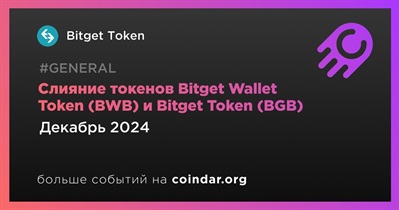 Bitget объявляет о слиянии токенов Bitget Wallet Token (BWB) и Bitget Token (BGB)