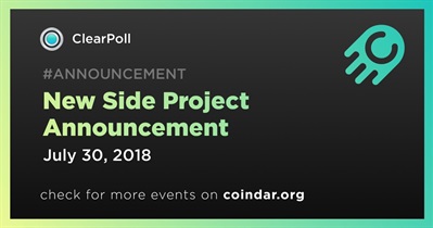 New Side Project Announcement
