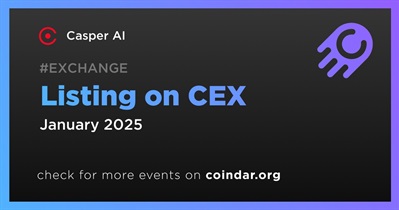 Casper AI to Be Listed on New Exchange in January