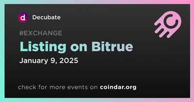 Decubate to Be Listed on Bitrue on January 9th