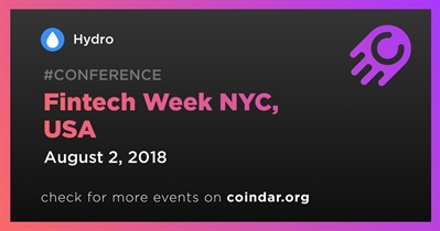 Fintech Week Nueva York, EE. UU.