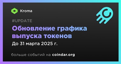 Kroma обновила информацию по графику выпуска токенов