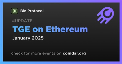 BIO Protocol to Launch TGE on Ethereum in January