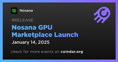 Nosana to Release Nosana GPU Marketplace on January 14th