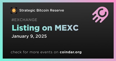 Strategic Bitcoin Reserve to Be Listed on MEXC