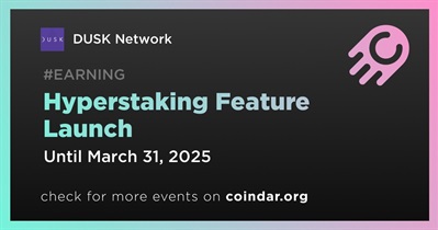 DUSK Network to Launch Hyperstaking Feature in Q1