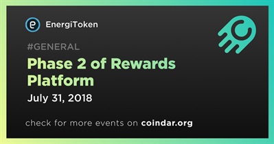 Phase 2 of Rewards Platform