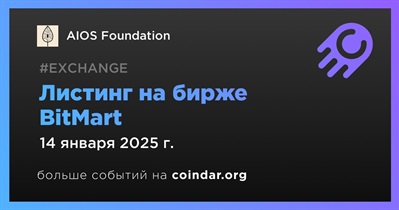 BitMart проведет листинг AIOS Foundation