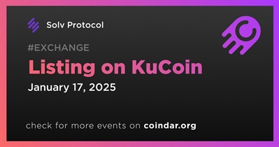 Solv Protocol to Be Listed on KuCoin on January 17th