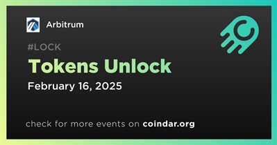 2.20% of ARB Tokens Will Be Unlocked on February 16th