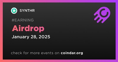 SYNTHR to Hold Airdrop on January 28th