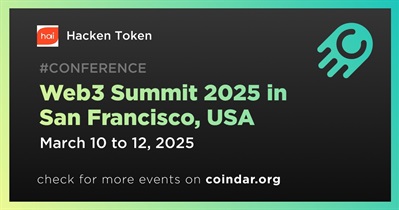 Hacken Token to Participate in Web3 Summit 2025 in San Francisco on March 10th