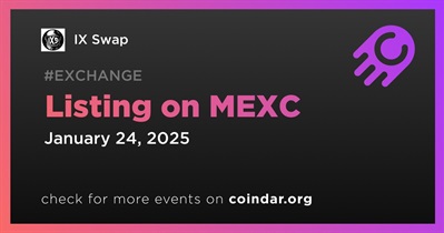 IX Swap to Be Listed on MEXC