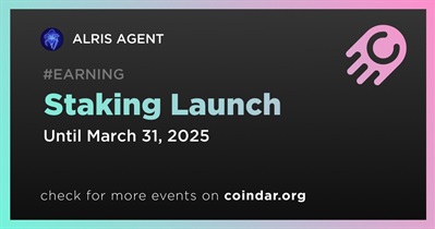 ALRIS AGENT to Launch Staking in Q1