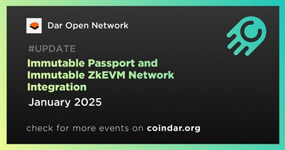 Dar Open Network to Be Integrated With Immutable Passport and Immutable ZkEVM Network in January