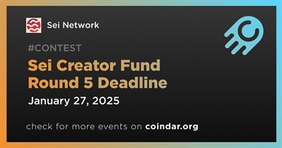 Sei Network Finalize Accepting Sei Creator Fund Round 5 on January 27th