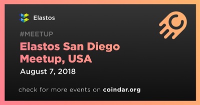 Elastos San Diego Meetup, USA