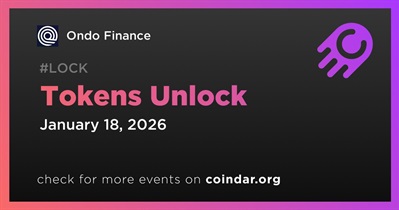 61.40% of ONDO Tokens Will Be Unlocked on January 18th