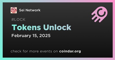 1.25% of SEI Tokens Will Be Unlocked on February 15th