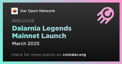 Dar Open Network to Launch Dalarnia Legends Mainnet in March