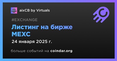 MEXC проведет листинг aixCB by Virtuals