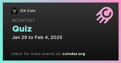 OX Coin to Host Quiz on January 29th