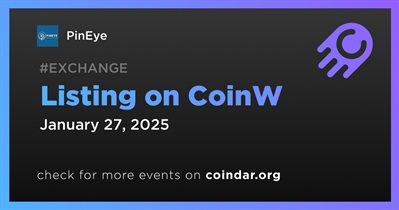 PinEye to Be Listed on CoinW