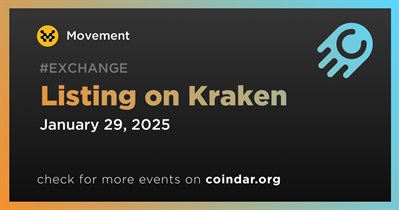 Movement to Be Listed on Kraken on January 29th