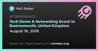 Evento Tech Demo &amp; Networking em Bournemouth, Reino Unido