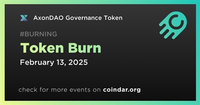 AxonDAO Governance Token to Hold Token Burn on February 13th