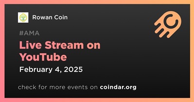 Rowan Coin to Hold Live Stream on YouTube on February 4th