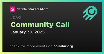 Stride Staked Atom to Host Community Call on January 30th