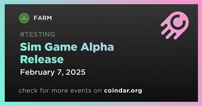 FARM to Release the Sim Game Alpha Release on February 7th