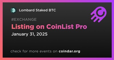 Lombard Staked BTC to Be Listed on CoinList Pro