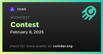 Oobit to Hold Contest on February 8th