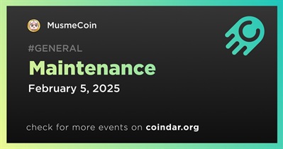 MusmeCoin to Conduct Scheduled Maintenance on February 5th