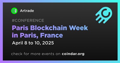 Artrade to Participate in Paris Blockchain Week in Paris on April 8th