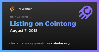 Listing on Cointong