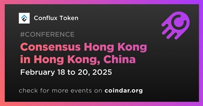 Conflux Token to Participate in Consensus Hong Kong in Hong Kong on February 18th