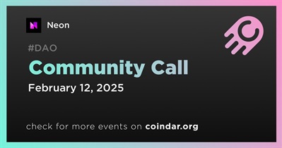 Neon to Host Community Call on February 12th