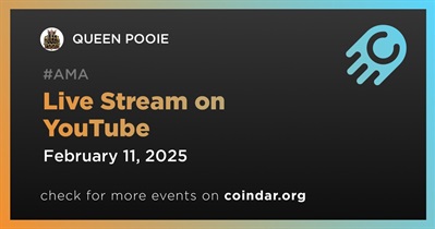 QUEEN POOIE to Hold Live Stream on YouTube on February 11th