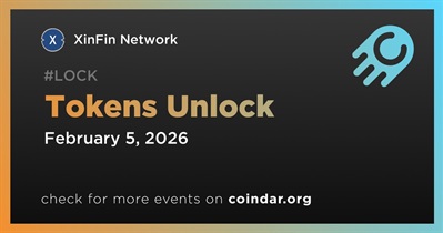 5.36% of XDCE Tokens Will Be Unlocked on February 5th