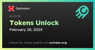 2.32% of OP Tokens Will Be Unlocked on February 28th