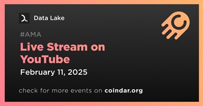 Data Lake to Hold Live Stream on YouTube on February 11th