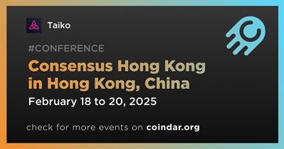 Taiko to Participate in Consensus Hong Kong in Hong Kong on February 18th