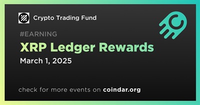 Crypto Trading Fund to Distribute XRP Ledger Rewards on March 1st