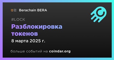 9,30% токенов BERA будет разблокировано 8 марта