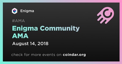 Enigma Community AMA