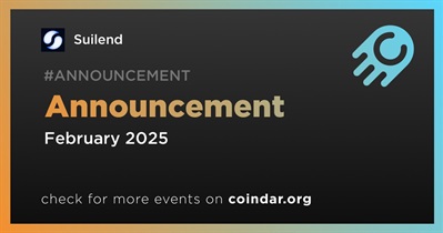 Suilend to Make Announcement in February