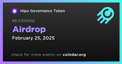 Hipo Governance Token to Hold Airdrop on February 25th